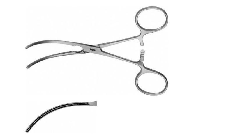 ДЕ’БЕКІ БУЛЬДОГЗАТИСКАЧ КРУГ. РУЧК. ВИГНУТ. 125MM